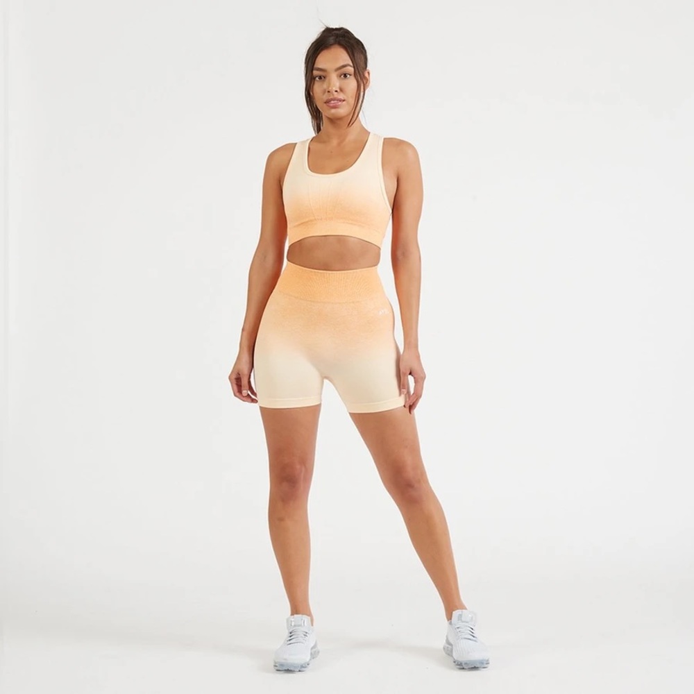AYBL PULSE OMBRÉ SPORTS BRA AND SHORTS SET